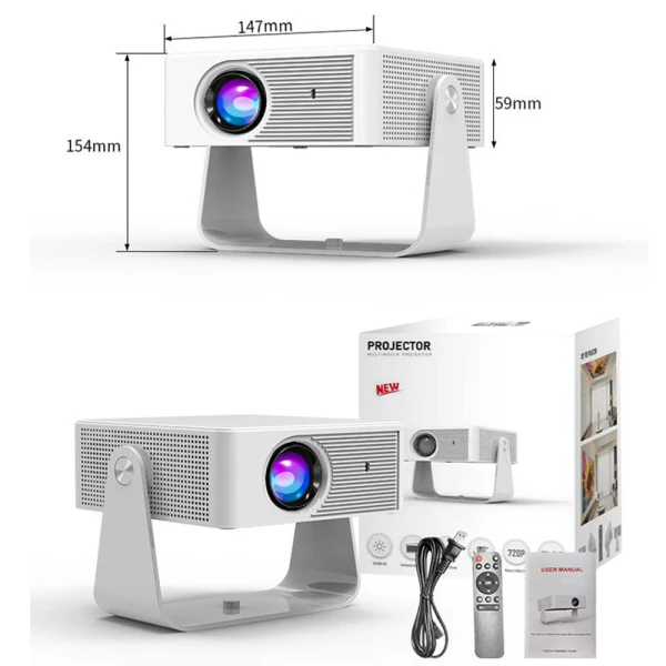 Projektor Zeus N8 HD 1280X720/LED LCD/4700 LUM(170 ANSI)/WiFi/mirac/HDMI/USB/zvuč/Andr 11 Projektori SOPING.RS 42 Projektor Zeus N8 HD 1280X720/LED LCD/4700 LUM(170 ANSI)/WiFi/mirac/HDMI/USB/zvuč/Andr 11 - Слика 2