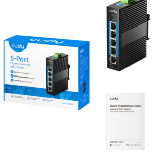 Cudy IG1005P 5-Port Gigabit Industrial PoE+ Switch 10/100/1000Mbps