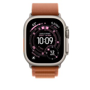 49mm Terracotta Alpine Loop - Medium - Natural Titanium Finish