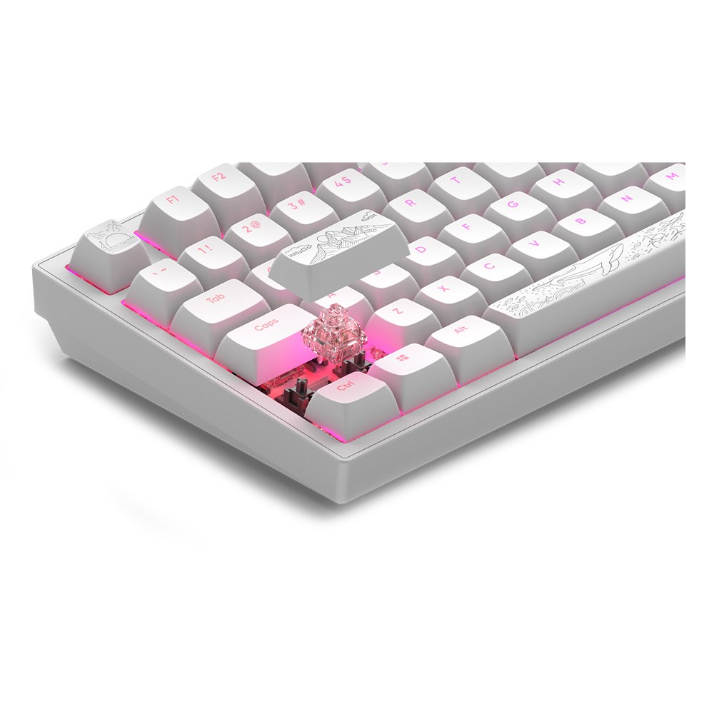 Dark Project ALU Terra Nostra White – Wired Gaming Keyboard (ANSI) Tastature SOPING.RS 42 Dark Project ALU Terra Nostra White - Wired Gaming Keyboard (ANSI) - Слика 2