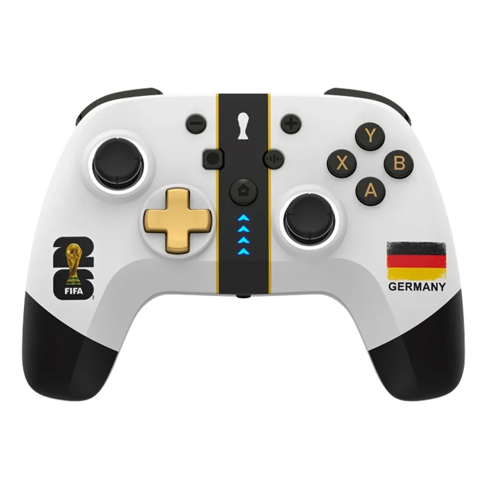 FIFA WorldCup 26 – ORION+ Wireless Controller for PC, Android and IOS (2.4G Dongle & RGB) – Germany Gamepad/joystick SOPING.RS 41 FIFA WorldCup 26 - ORION+ Wireless Controller for PC, Android and IOS (2.4G Dongle & RGB) - Germany