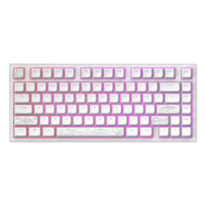Dark Project ALU Terra Nostra White - Wired Gaming Keyboard (ANSI)