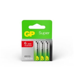 GP baterije LR03-SBV6 AAA Super Alkaline