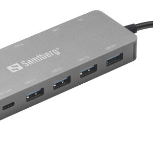 Docking station Sandberg 13in1 USB-C - 2xHDMI/VGA/LAN/3xUSB 3.0/USB C 136-45