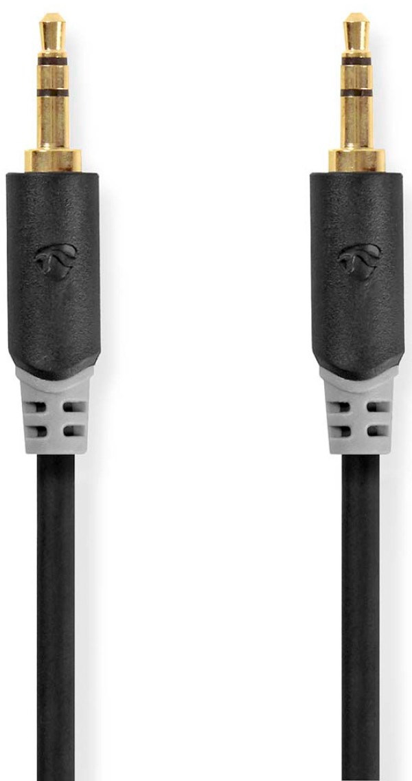CABW22000AT20, Stereo kabl, 3,5 mm muški na 3,5 mm muški, Pozlac´eni, 2,00 m, Antracit Audio kablovi SOPING.RS 42 CABW22000AT20, Stereo kabl, 3,5 mm muški na 3,5 mm muški, Pozlac´eni, 2,00 m, Antracit - Слика 2