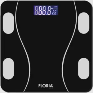 Zilan ZLN8962 Pametna vaga do 180 kg LED, Bluetooth,Crna,Kaljeno staklo