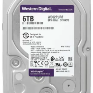 HDD 3.5 * 6TB W-600 WD62PURZ WD Purple 24/7 5400RPM 256MB SATA3