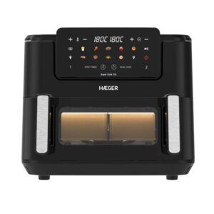 HAEGER AF-D10.010B FRITEZA NA TOPAO VAZDUH DIGITALNA 10,5L  2 POSUDE