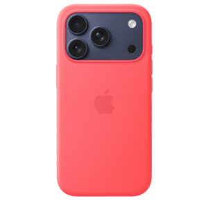 iPhone 17 Pro Silicone Case with MagSafe – Bright Guava