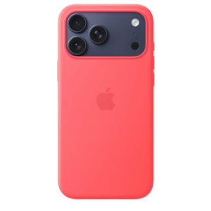 iPhone 17 Pro Max Silicone Case with MagSafe – Bright Guava