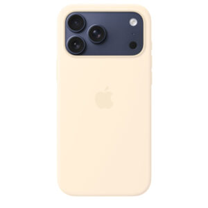 iPhone 17 Pro Max Silicone Case with MagSafe – Vanilla