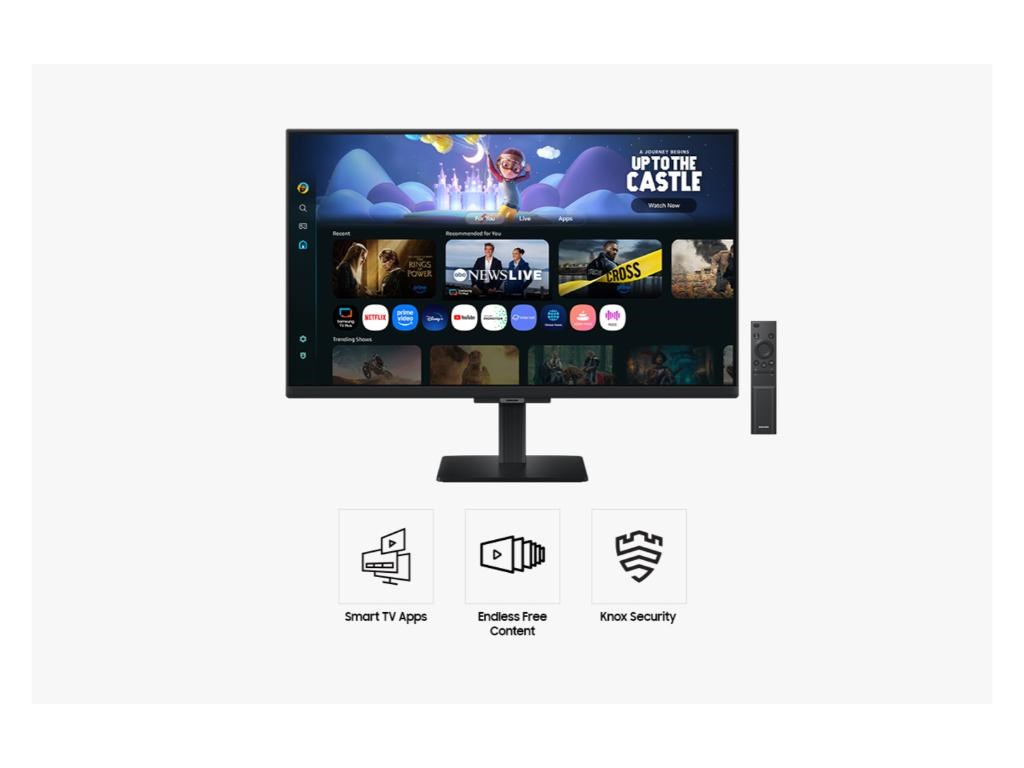 Monitor SAMSUNG LS27FM500EUXDU 27″/IPS/1920×1080/60Hz/5ms GtG/HDMIx2,LAN/VESA/smart/zvucnici/crna Monitori SOPING.RS 42 Monitor SAMSUNG LS27FM500EUXDU 27"/IPS/1920x1080/60Hz/5ms GtG/HDMIx2,LAN/VESA/smart/zvucnici/crna - Слика 2