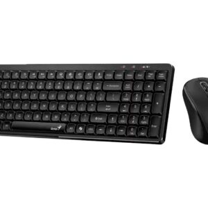 LuxeMate Q8100 Wireless USB US crna tastatura + miš