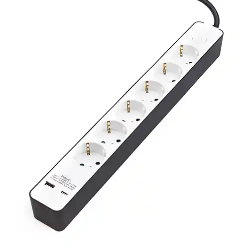 Produžni kabl Kettz KT-PK06UC3.4B 6 utičnica/1xUSB/1xTip C/IP20 stepen zaštite 3m Kablovi i adapteri SOPING.RS 43 Produžni kabl Kettz KT-PK06UC3.4B 6 utičnica/1xUSB/1xTip C/IP20 stepen zaštite 3m - Слика 3