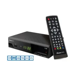 Set Top BOX Xwave M2 DVB-T2 LED/scart/HDMI/RF in-out/USB/media player/metalno kućište