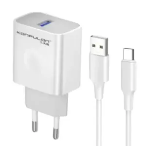 Kućni punjač Konfulon C69C fast 20W + kabal type C