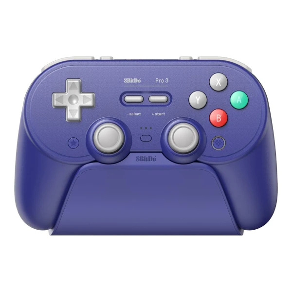 Bežični gamepad 8BitDo Pro 3 BT/2.4Ghz/Multi platform/Vibracija/Hall Effect/TMR/Purple edition+Dock Gamepad/joystick SOPING.RS 42 Bežični gamepad 8BitDo Pro 3 BT/2.4Ghz/Multi platform/Vibracija/Hall Effect/TMR/Purple edition+Dock - Слика 2