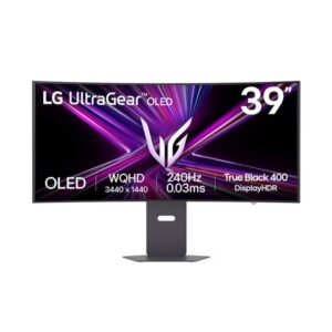 Monitor LG 39GX900A-B 39"/OLED,zakrivljen,21:9/3440x1440/240Hz/0.03ms/HDMI,DP,USB C/freesync/crna