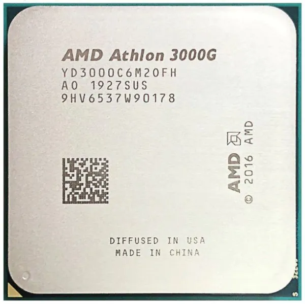 CPU AM4 AMD Athlon 3000G 2C/4T 3.5GHz, 5MB, YD3000C6M2OFH Procesori SOPING.RS 41 CPU AM4 AMD Athlon 3000G 2C/4T 3.5GHz, 5MB, YD3000C6M2OFH