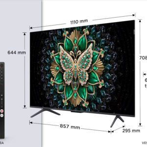 Televizor TCL 50C6K/MiniLED-QLED/50"/4K UHD/144Hz/Google TV/crna
