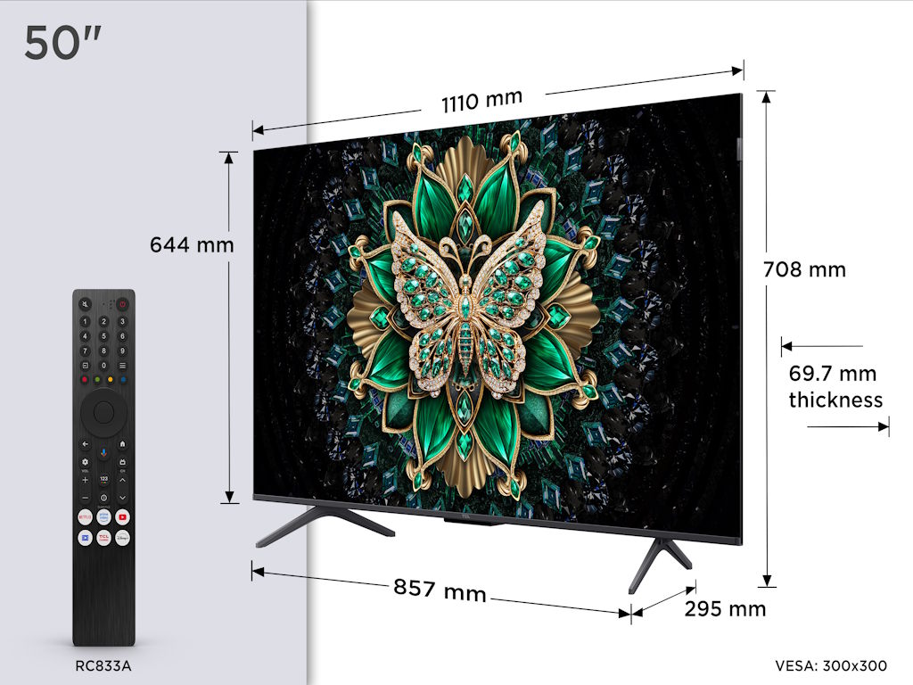 Televizor TCL 50C6K/MiniLED-QLED/50″/4K UHD/144Hz/Google TV/crna Televizori SOPING.RS 41 Televizor TCL 50C6K/MiniLED-QLED/50"/4K UHD/144Hz/Google TV/crna