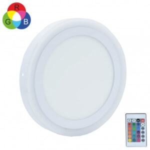 LED RGB okrugli nadgradni panel MP18NO-WRGB 18W+6W, 6500K + daljinski