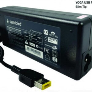 NPA40-200-2250 (IB01) Gembird punjac za laptop 40W-20V-2.25A, USB Yellow PIN (Alt=IB04)