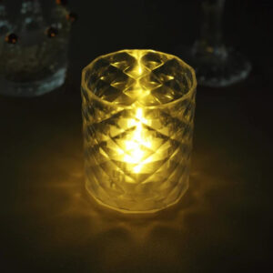 Mini LED svecnjak Sivi 60x70mm (cena je za 1kom)