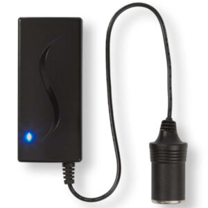 POCO100 DC konverter sa 230V AC 50 Hz na 12V DC Cigar uticnica, 60W, Utikaè sa uzemljenjem, Crna