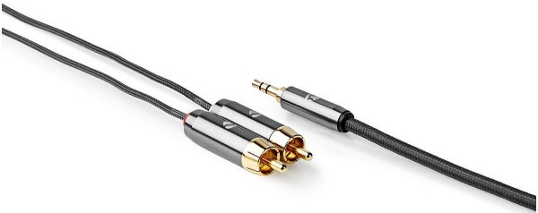 CATB22200GY20, Stereo audio kabl, 3,5 mm muški, 2x RCA muški, Pozlaceni, 2,00 m, Okrugli, Sivi Audio kablovi SOPING.RS 43 CATB22200GY20, Stereo audio kabl, 3,5 mm muški, 2x RCA muški, Pozlaceni, 2,00 m, Okrugli, Sivi - Слика 3