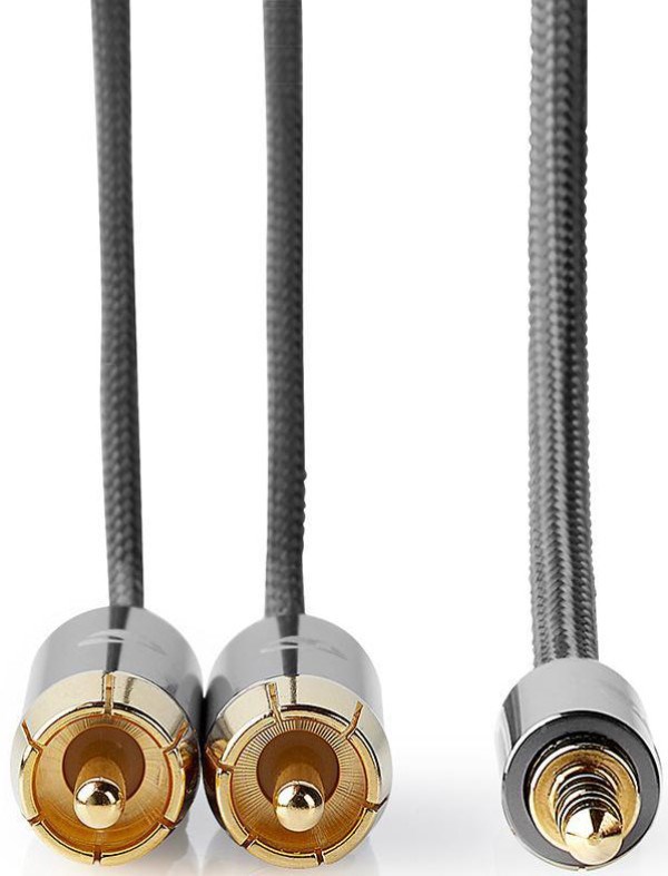 CATB22200GY20, Stereo audio kabl, 3,5 mm muški, 2x RCA muški, Pozlaceni, 2,00 m, Okrugli, Sivi Audio kablovi SOPING.RS 44 CATB22200GY20, Stereo audio kabl, 3,5 mm muški, 2x RCA muški, Pozlaceni, 2,00 m, Okrugli, Sivi - Слика 4