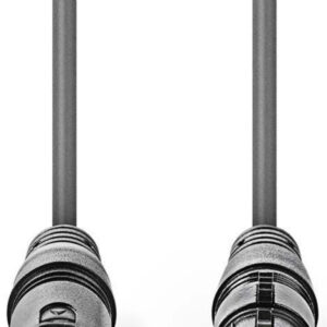 COTH15010GY30, Balansirani audio kabl, XLR 3-pinski muški, XLR 3-pinski ženski, Niklovani, 3,00 m