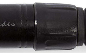 COTP15900BK, XLR konektor, Ravni, Muški, Niklovani, Lemljenje, Preènik kab. ulaza: 5,0 mm, 1 kom