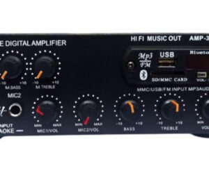 Audio pojacalo ATC AMP-301 2x25W, USB/SD/FM/MIC/Display/ECHO/Bluetooth, FM: 87.5MHz-108.5MHz, 4-16om
