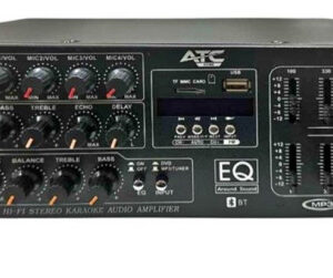 Audio pojacalo ATC AMP-401 2x100W, USB/SD/FM/MIC/EQ/Balance/ECHO/Deplay/Display/Bluetooth, 4-16 oma