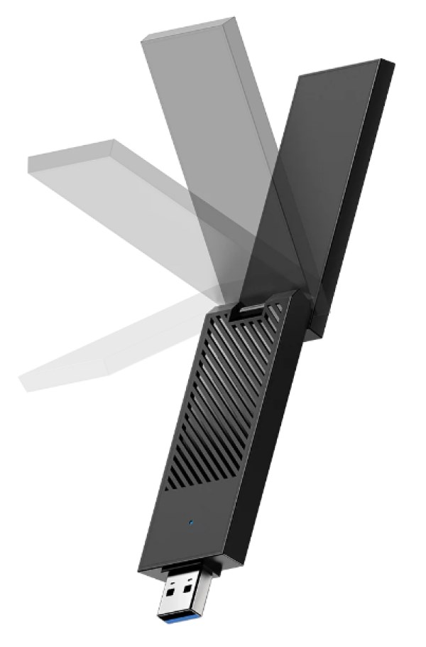 Cudy WU5400, AX5400 High-Gain USB 3.0 Wi-Fi 6E Adapter 2.4/5/6 GHz, 574 Mbps/2402 Mbps Wireless SOPING.RS 45 Cudy WU5400, AX5400 High-Gain USB 3.0 Wi-Fi 6E Adapter 2.4/5/6 GHz, 574 Mbps/2402 Mbps - Слика 5