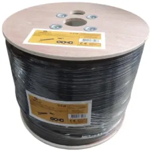 KABL-OPTIC-FTTH-12F-FRP, FTTH Outdoor Flat Drop Fiber Opticki Kabl 12 Core ,SM G.657A1 LSZH-1000 m