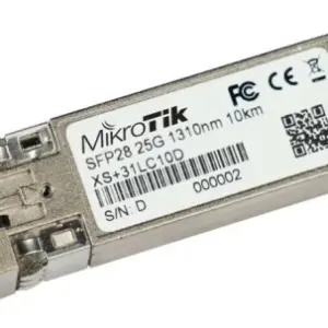 MikroTik XS+31LC10D SFP/SFP+/SFP28 module 1/10/25G single mode 10km 1310nm DDM
