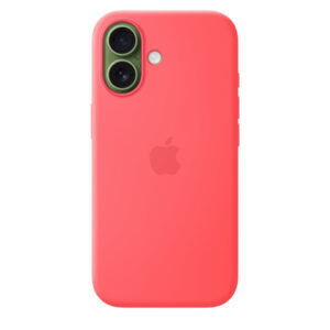 iPhone 17 Silicone Case with MagSafe – Bright Guava