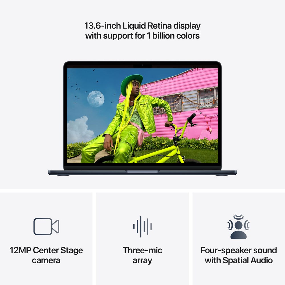 13-inčni MacBook Air: Apple M5 čip sa 10-jezgarnim CPU-om i 10-jezgarnim GPU-om, 1TB SSD – Midnight Laptop računari SOPING.RS 42 13-inčni MacBook Air: Apple M5 čip sa 10-jezgarnim CPU-om i 10-jezgarnim GPU-om, 1TB SSD - Midnight - Слика 2