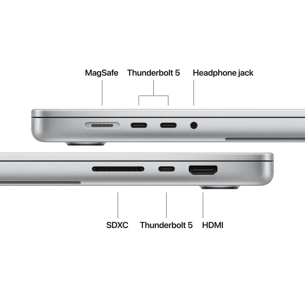 16-inčni MacBook Pro: Apple M5 Pro čip sa 18-jezgarnim CPU-om i 20-jezgarnim GPU-om, 1TB SSD – Silve Laptop računari SOPING.RS 42 16-inčni MacBook Pro: Apple M5 Pro čip sa 18-jezgarnim CPU-om i 20-jezgarnim GPU-om, 1TB SSD - Silve - Слика 2