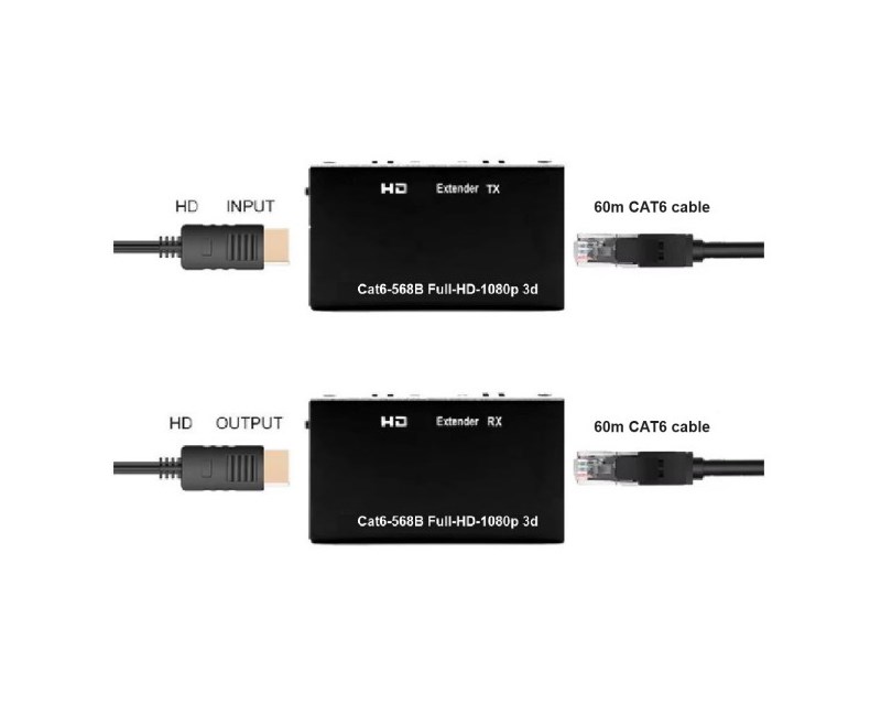 DEX-HDMI-06 HDMI Ekstender 60m active Oprema za video nadzor SOPING.RS 45 DEX-HDMI-06 HDMI Ekstender 60m active - Слика 5