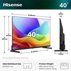 40 inča 40A5S QLED FHD Smart TV
