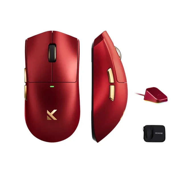 Bežični gaming miš MCHOSE K7 Ultra Iron Red /PAW 3950/8K Hz/Omron Mechanical Miševi SOPING.RS 41 Bežični gaming miš MCHOSE K7 Ultra Iron Red /PAW 3950/8K Hz/Omron Mechanical