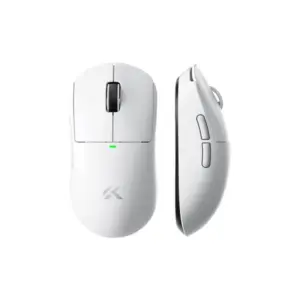 Bežični gaming miš MCHOSE A5 V3 Ultra White /PAW3395/8KHz pooling/Omron Mechanical