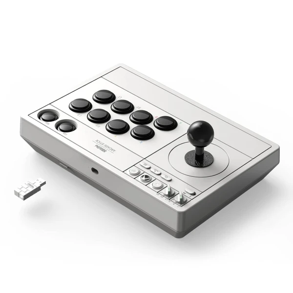 Bežični Arcade gamepad 8BitDo Arcade stick Xbox/Windows/Mapping/Mode Switch/AUX/White Gamepad/joystick SOPING.RS 42 Bežični Arcade gamepad 8BitDo Arcade stick Xbox/Windows/Mapping/Mode Switch/AUX/White - Слика 2