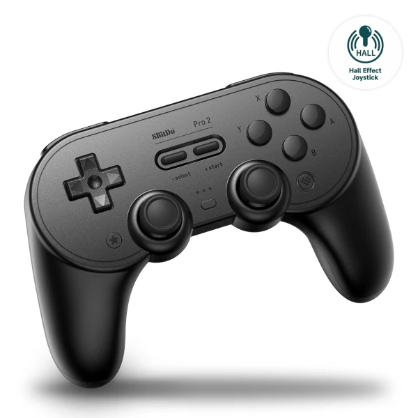 Bežični gamepad 8BitDo Pro 2 BT/2.4Ghz/Multi platform/Vibracija/Hall Effect/TMR/Black Gamepad/joystick SOPING.RS 41 Bežični gamepad 8BitDo Pro 2 BT/2.4Ghz/Multi platform/Vibracija/Hall Effect/TMR/Black