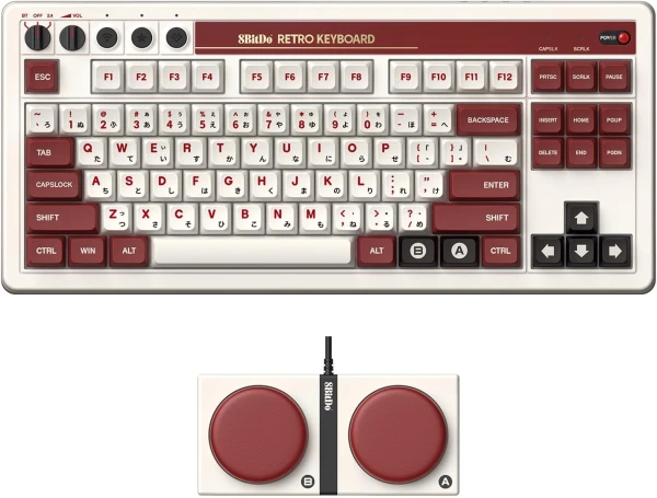 Bežična tastatura 8BitDo Retro 87/mehanička/Fami Edition + Dual Super Buttons Tastature SOPING.RS 43 Bežična tastatura 8BitDo Retro 87/mehanička/Fami Edition + Dual Super Buttons - Слика 3