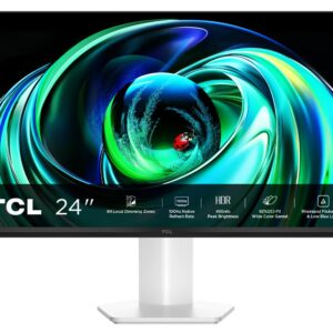 Monitor TCL 24G54 23,8"/IPS MiniLED/1920x1080/100Hz/5ms GtG/VGA,HDMI/VESA/belo-crna