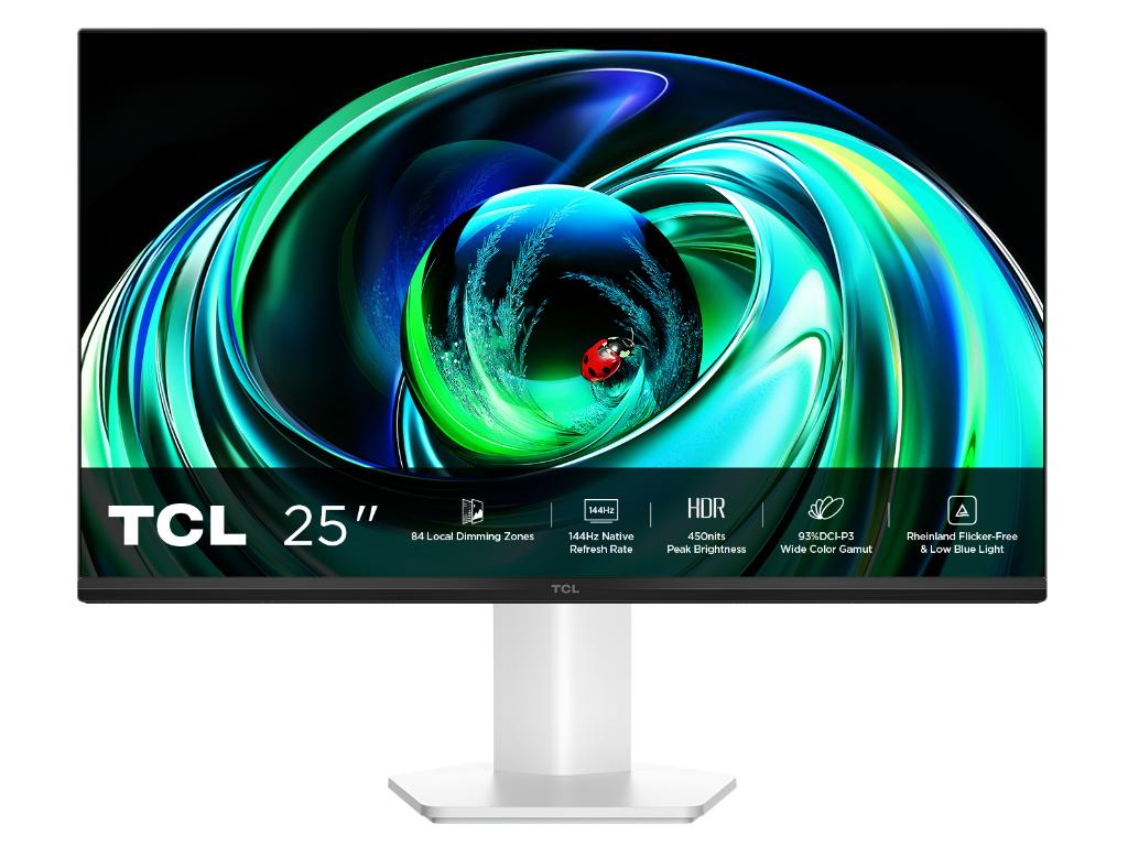 Monitor TCL 25G54 24,5″/IPS MiniLED/1920×1080/144Hz/5ms GtG/VGA,HDMI/VESA/belo-crna Monitori SOPING.RS 41 Monitor TCL 25G54 24,5"/IPS MiniLED/1920x1080/144Hz/5ms GtG/VGA,HDMI/VESA/belo-crna